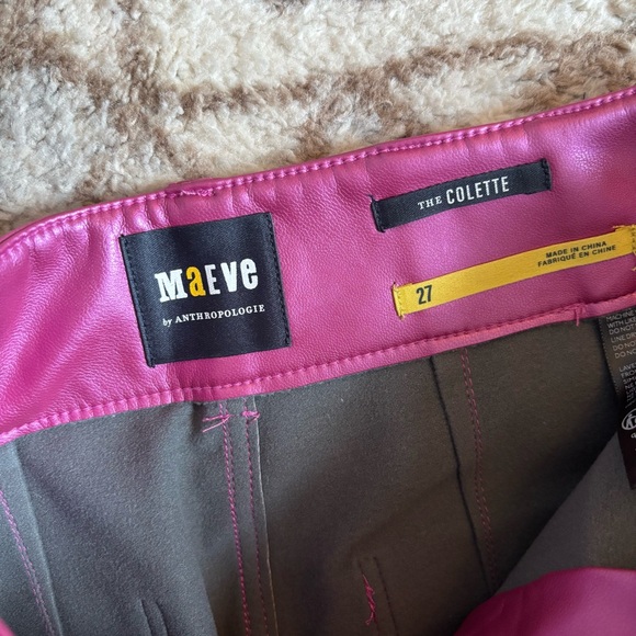 Anthropologie Fuchsia Ankle Pants - Picture 6 of 7